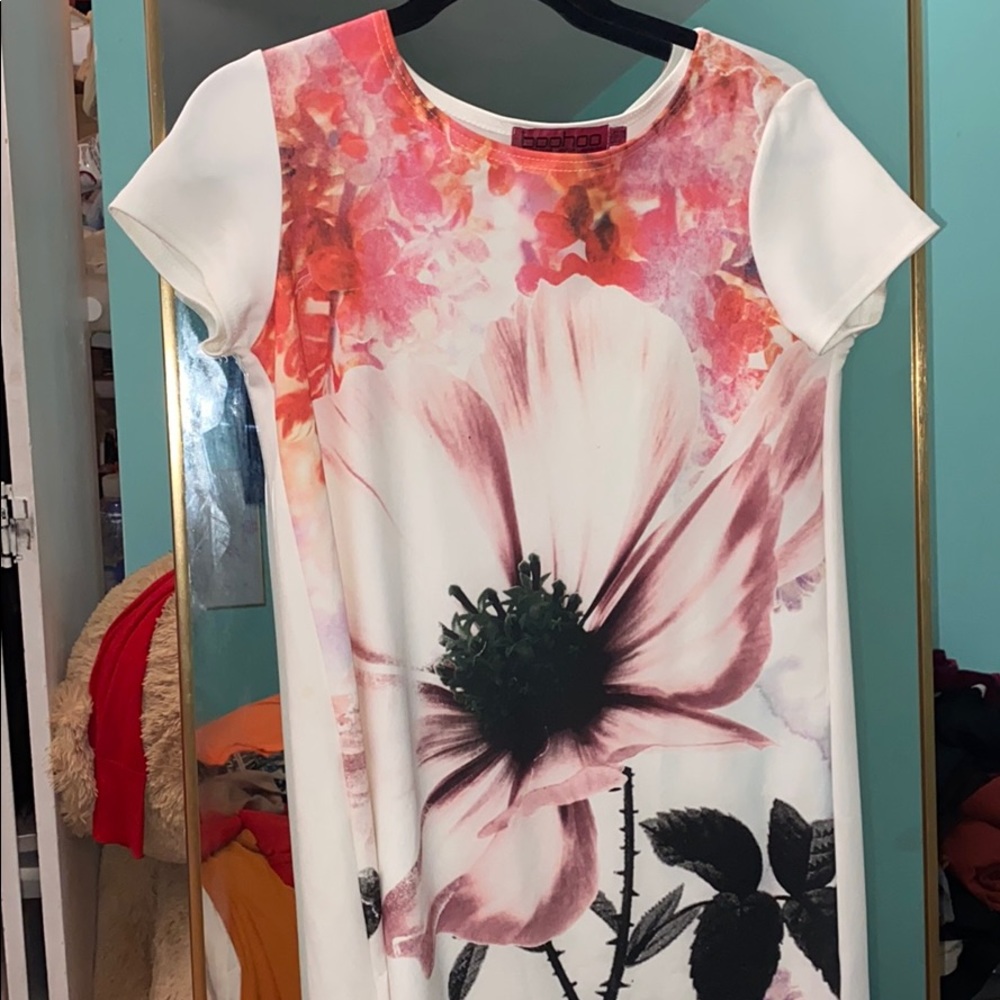 Flower print dress